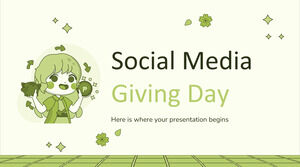 Ziua dăruirii în rețelele sociale