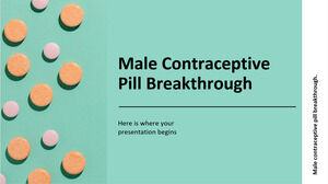 Percée de la pilule contraceptive masculine