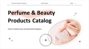 Perfume & Beauty Products Catalog