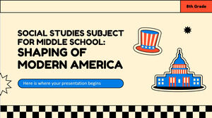 Sozialkundefach für die Mittelschule – 8. Klasse: Gestaltung des modernen Amerikas