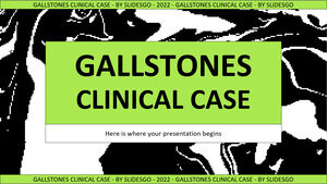 Klinischer Fall von Gallensteinen