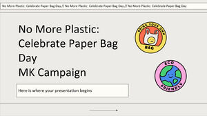 Artık Plastik Yok: Kağıt Torba Gününü Kutlayın - MK Kampanyası