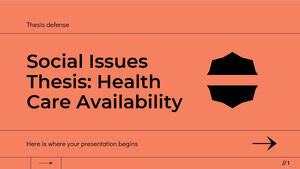 사회 문제 논문: 건강 관리 가용성