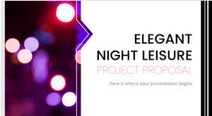 Vorschlag für ein elegantes Nachtfreizeitprojekt