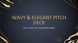 Wavy & Elegant Pitch Deck