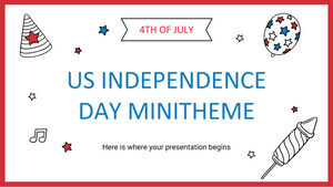 يوم الاستقلال الأمريكي Minitheme