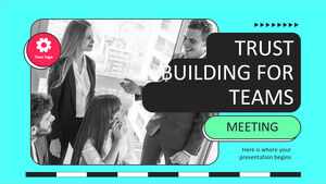 팀 회의를 위한 신뢰 구축