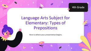 Soggetto di arti linguistiche per la scuola elementare - 4a elementare: tipi di preposizioni