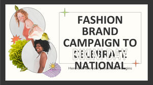 Campanha de marca de moda para comemorar o Dia Nacional do Biquíni