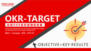 OKR-TARGET Raggiunge lo sviluppo della gestione OKR per obiettivi Download PPT