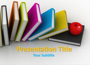 Șablon PowerPoint gratuit pentru cărți educaționale
