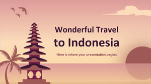Wonderful Travel to Indonesia MK Campaign
