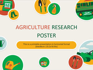 Affiche de recherche agricole