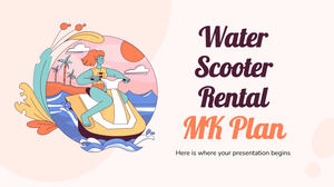 Su Scooter Kiralama MK Planı