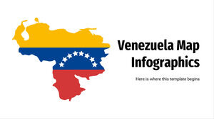 ベネズエラ地図インフォグラフィックス