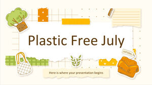 julho livre de plástico