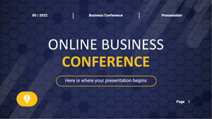 Conferencia de negocios en línea