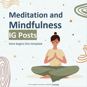 Postări IG de meditație și mindfulness