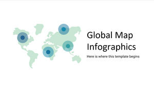 全球地图信息图表