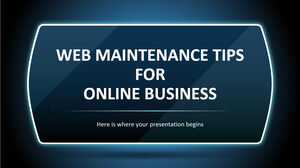 Conseils de maintenance Web pour les affaires en ligne