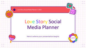 Liebesgeschichten-Social-Media-Planer