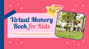 Livro de memória virtual para crianças