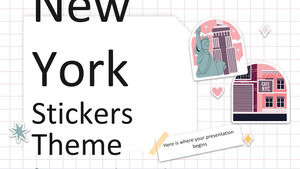 New York Stickers Theme for Social Media