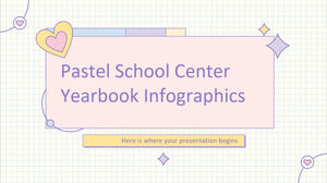 Pastel Okul Merkezi Yıllığı Infographics