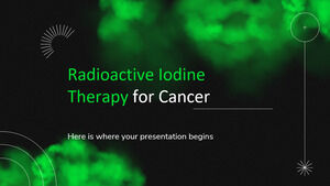 Terapia con yodo radiactivo para el cáncer