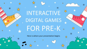 Jocuri digitale interactive pentru pre-K