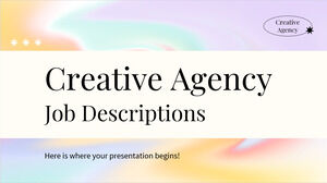 Descripciones de puestos de agencias creativas