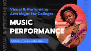 Arte vizuale și spectacole Major pentru colegiu: Performanță muzicală