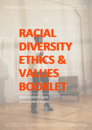 Folleto de ética y valores de la diversidad racial
