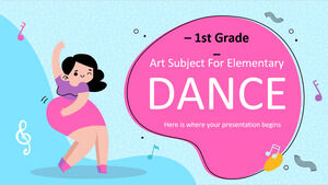 초등 미술 과목 - 1학년: 댄스