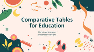 Сравнительные таблицы для образования