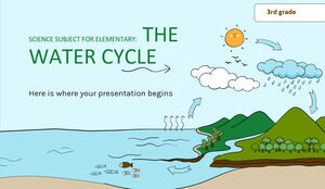 Materia di scienze per la scuola elementare - 3a elementare: il ciclo dell'acqua