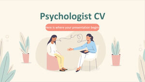 CV psychologa