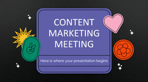 Întâlnire de marketing de conținut