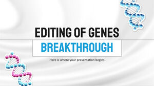 Editing of Genes Breakthrough