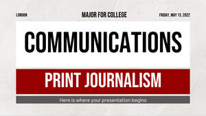 대학 커뮤니케이션 전공: 인쇄 저널리즘