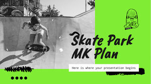 Plan MK du parc de skate