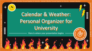 Calendar și vreme: Organizator personal pentru universitate