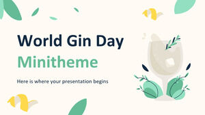 World Gin Day Minitheme