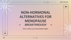 Alternativas no hormonales para el avance de la menopausia