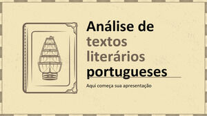 Portekiz Edebi Metinlerinin Analizi