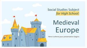 Przedmiot wiedzy o społeczeństwie dla szkoły średniej – klasa 10: Średniowieczna Europa