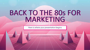 Volver a los 80 para el marketing