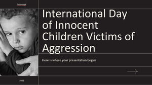 Uluslararası Saldırı Mağduru Masum Çocuklar Günü