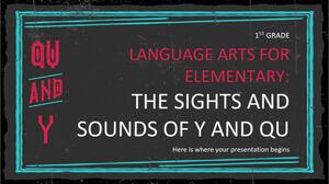 Artes del lenguaje para primaria - 1.er grado: los sonidos de y y qu