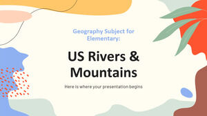小學地理科目：美國河流與山脈